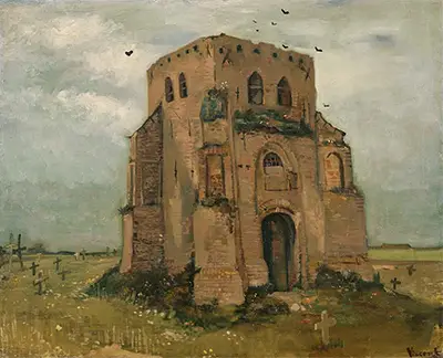 The Old Cemetery Tower at Nuenen Vincent van Gogh